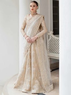 Off White Bridal Lehenga Choli